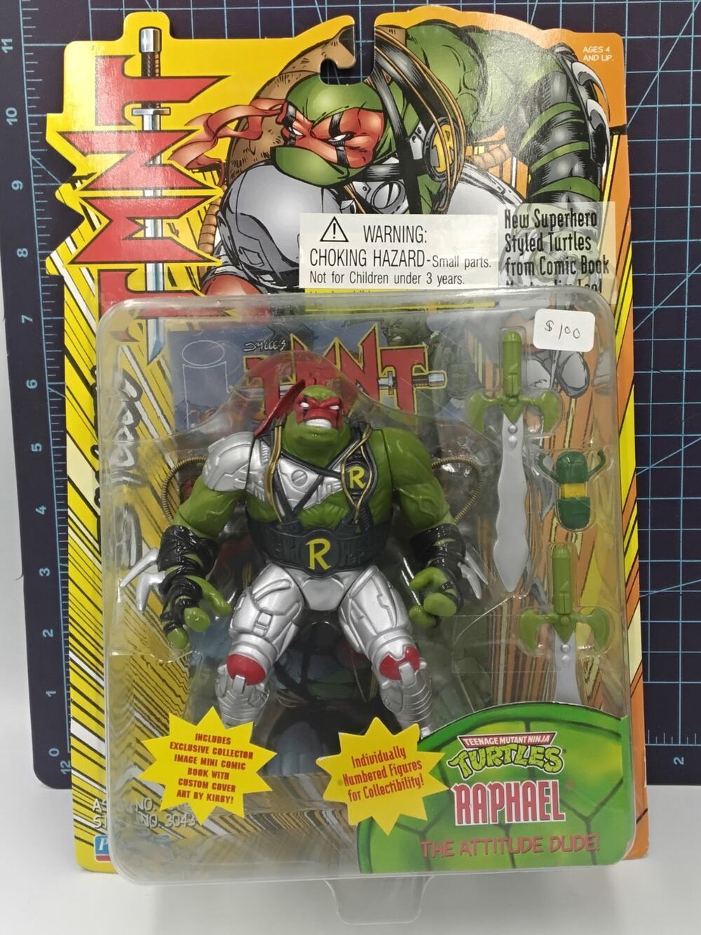 1995 Jim Lees Raphael Teenage Mutant Ninja Turtles Action Figure NEW Playmates